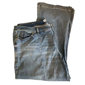 Lane Bryant Size 26 Light Denim Flare Leg Jeans. New Without Tag